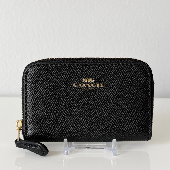 Coach Mini Zip Card Case Wallet - Picture 1 of 6